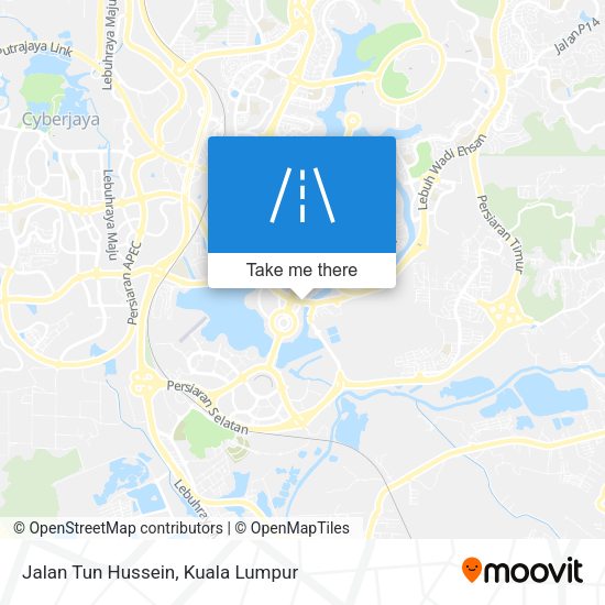 Peta Jalan Tun Hussein