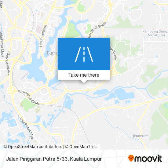 Jalan Pinggiran Putra 5/33 map