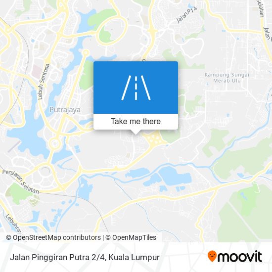 Jalan Pinggiran Putra 2/4 map