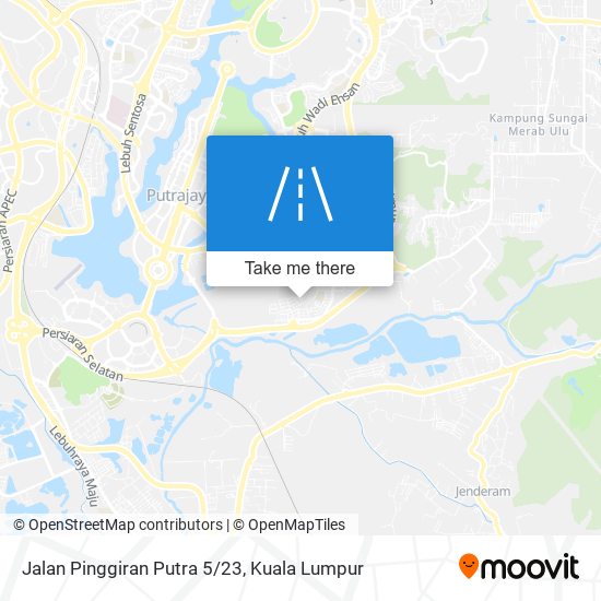 Jalan Pinggiran Putra 5/23 map