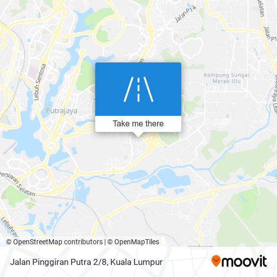 Peta Jalan Pinggiran Putra 2/8