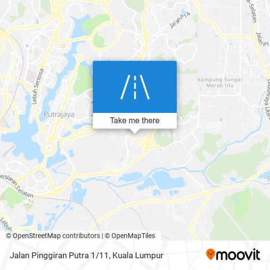 Peta Jalan Pinggiran Putra 1/11