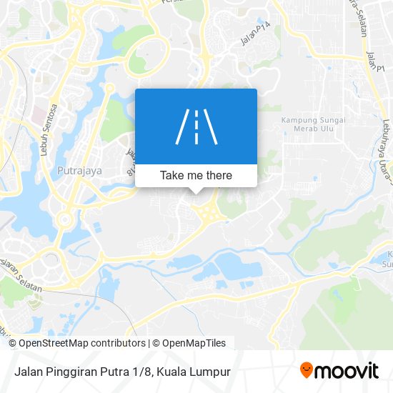 Peta Jalan Pinggiran Putra 1/8