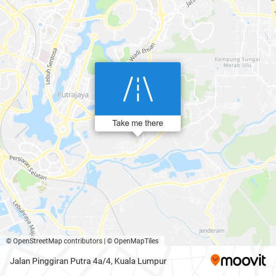 Peta Jalan Pinggiran Putra 4a/4