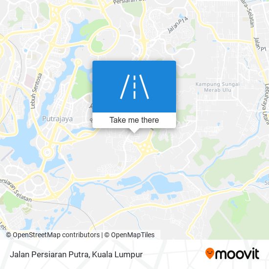 Jalan Persiaran Putra map