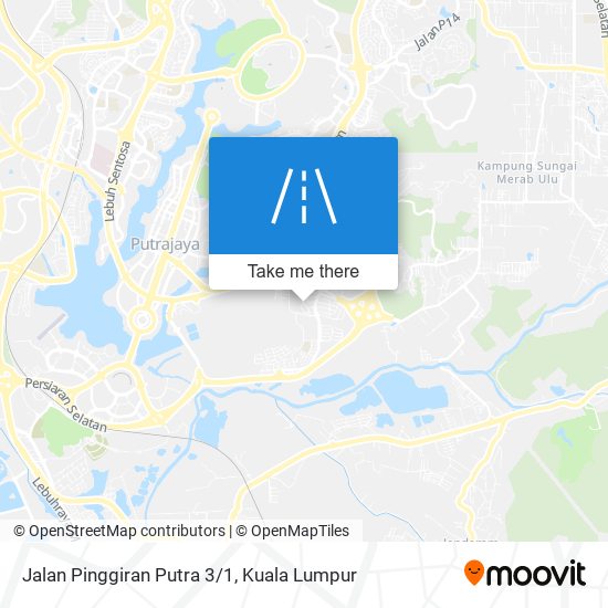 Jalan Pinggiran Putra 3/1 map