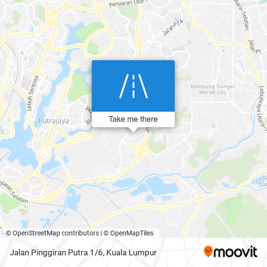 Jalan Pinggiran Putra 1/6 map