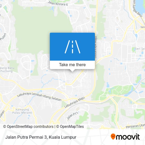 Jalan Putra Permai 3 map
