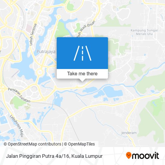 Peta Jalan Pinggiran Putra 4a/16