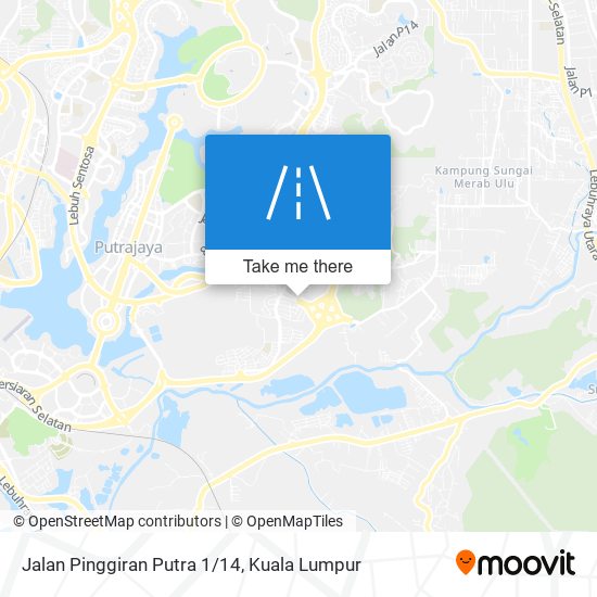 Peta Jalan Pinggiran Putra 1/14