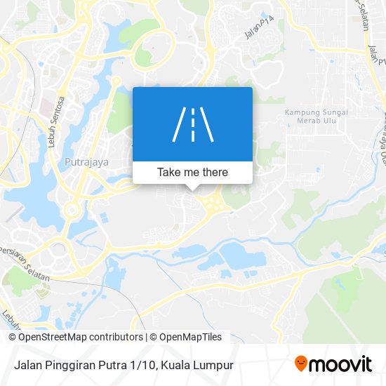 Peta Jalan Pinggiran Putra 1/10