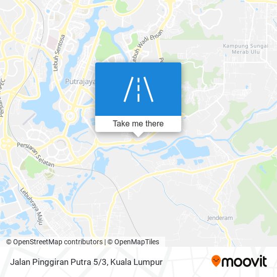Jalan Pinggiran Putra 5/3 map