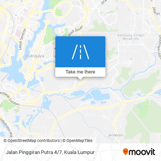 Jalan Pinggiran Putra 4/7 map