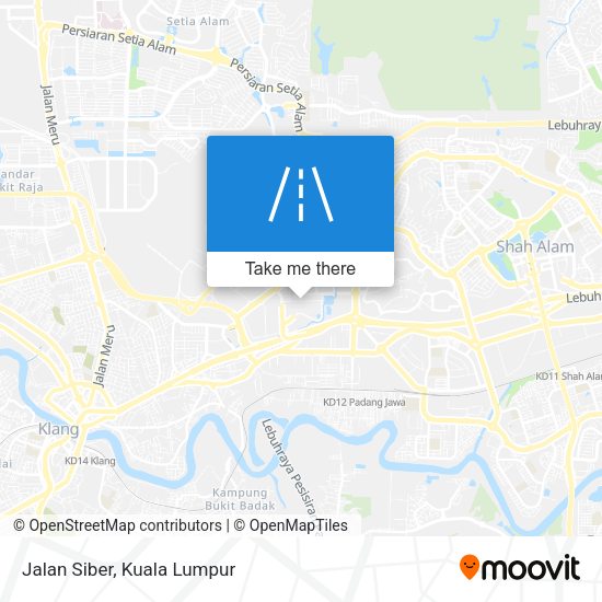 Jalan Siber map