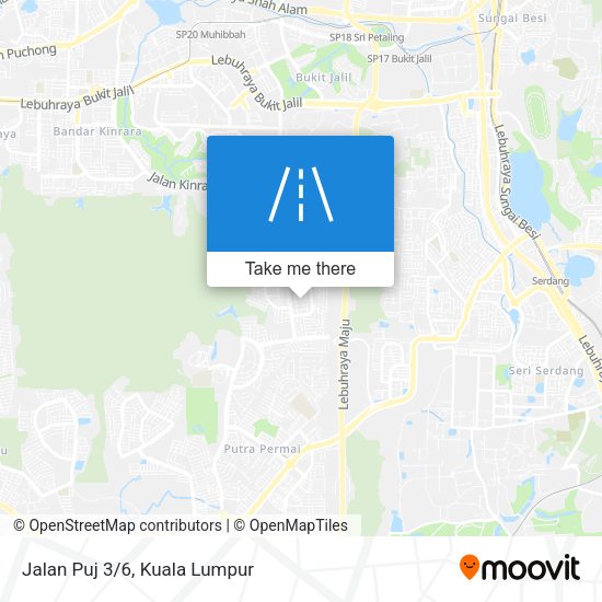 Peta Jalan Puj 3/6