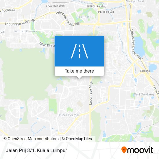 Peta Jalan Puj 3/1