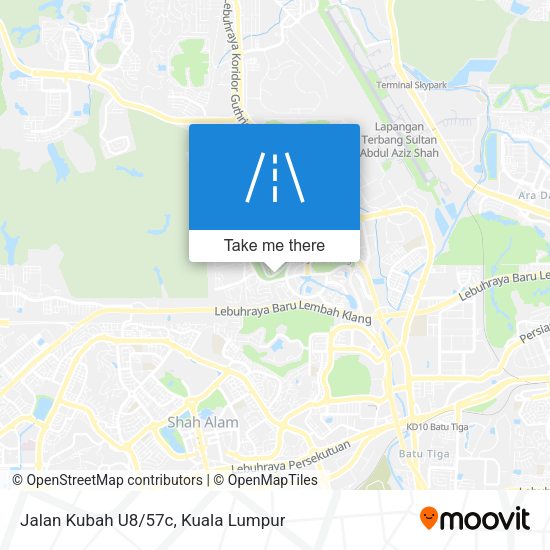 Jalan Kubah U8/57c map