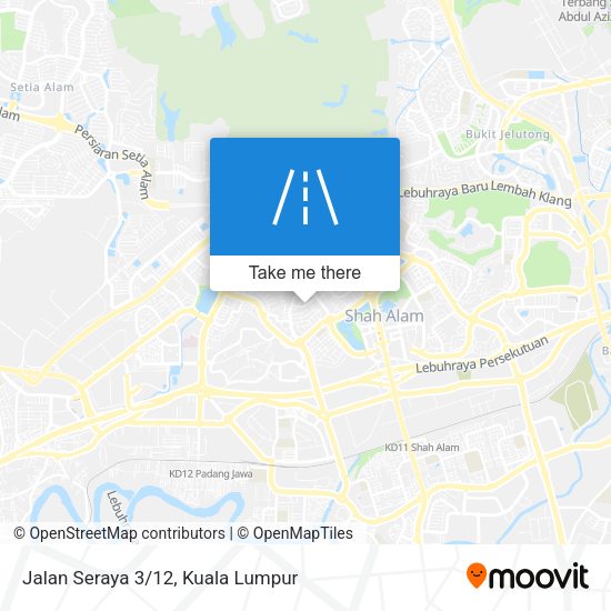 Peta Jalan Seraya 3/12