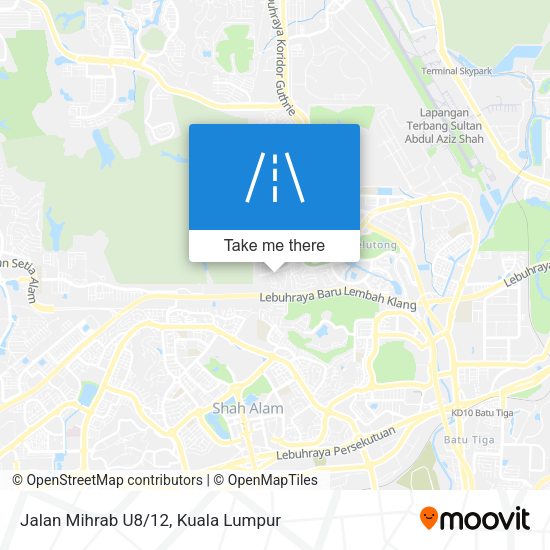 Jalan Mihrab U8/12 map