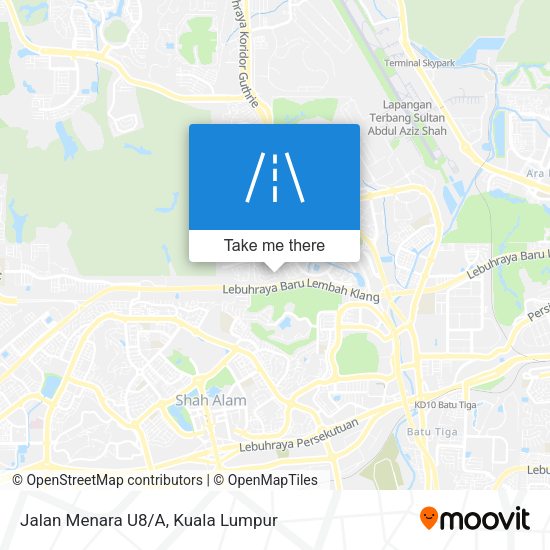 Peta Jalan Menara U8/A