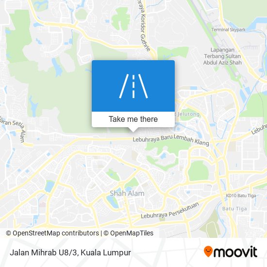 Peta Jalan Mihrab U8/3