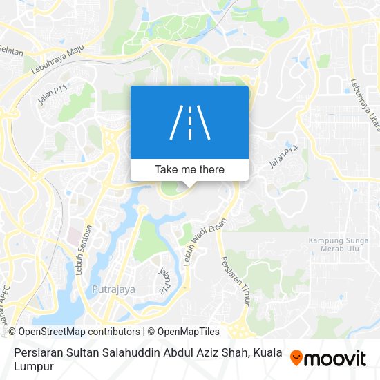 Persiaran Sultan Salahuddin Abdul Aziz Shah map
