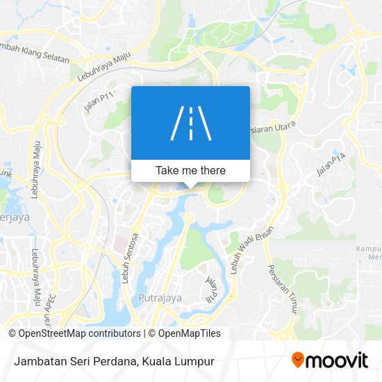 Jambatan Seri Perdana map