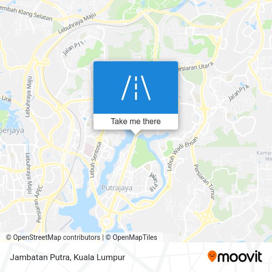 Peta Jambatan Putra