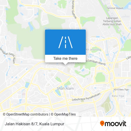 Peta Jalan Hakisan 8/7