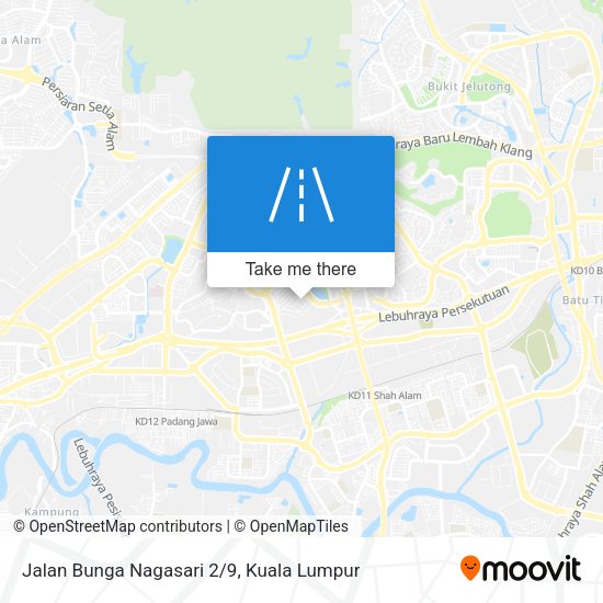 Jalan Bunga Nagasari 2/9 map