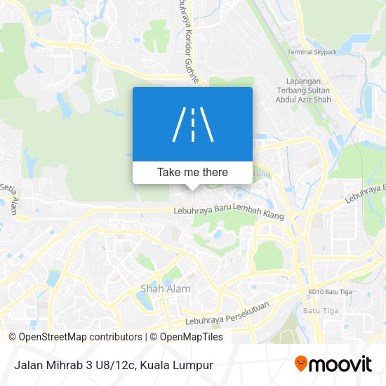 Peta Jalan Mihrab 3 U8/12c