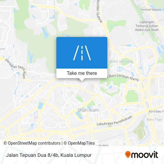 Jalan Tepuan Dua 8/4b map