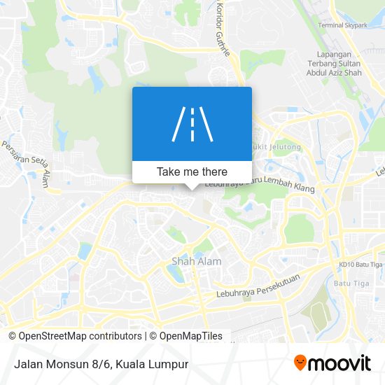 Jalan Monsun 8/6 map