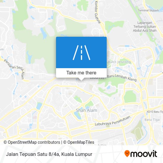 Jalan Tepuan Satu 8/4a map