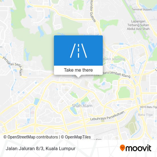 Jalan Jaluran 8/3 map