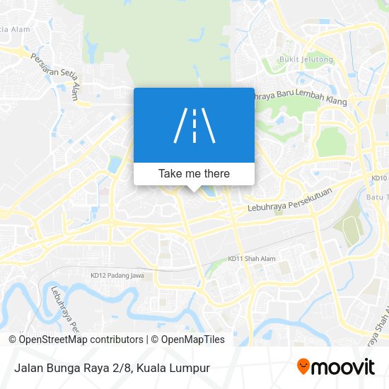 Jalan Bunga Raya 2/8 map