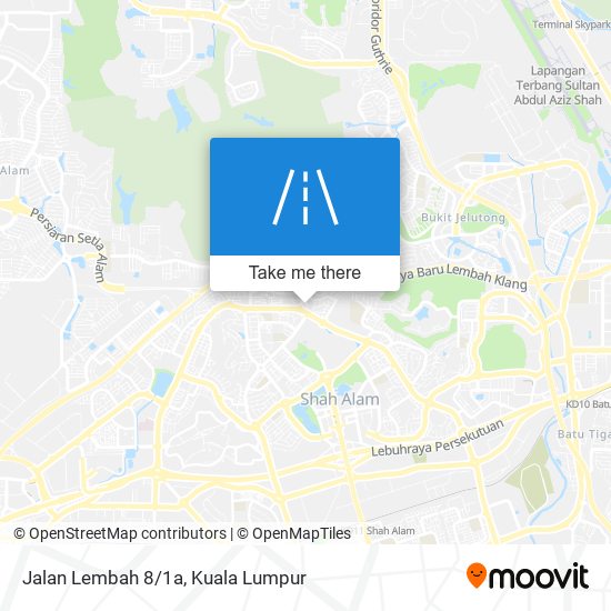 Peta Jalan Lembah 8/1a