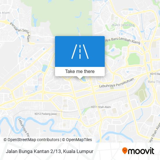 Jalan Bunga Kantan 2/13 map