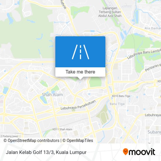 Jalan Kelab Golf 13/3 map