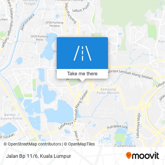 Jalan Bp 11/6 map