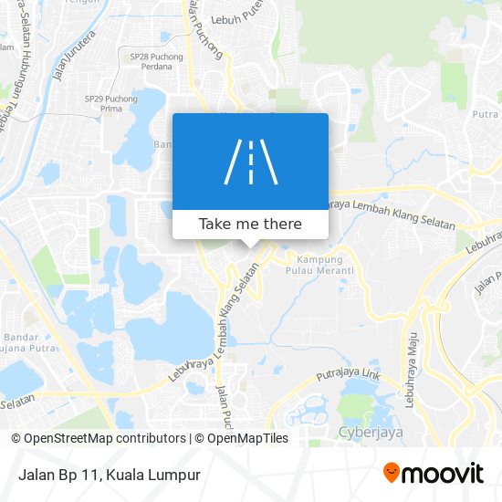 Jalan Bp 11 map