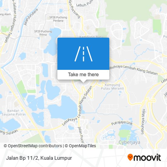 Jalan Bp 11/2 map