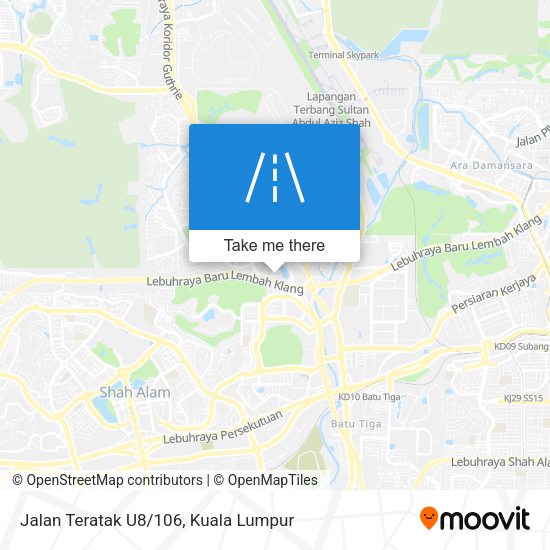 Peta Jalan Teratak U8/106