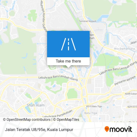 Jalan Teratak U8/95e map