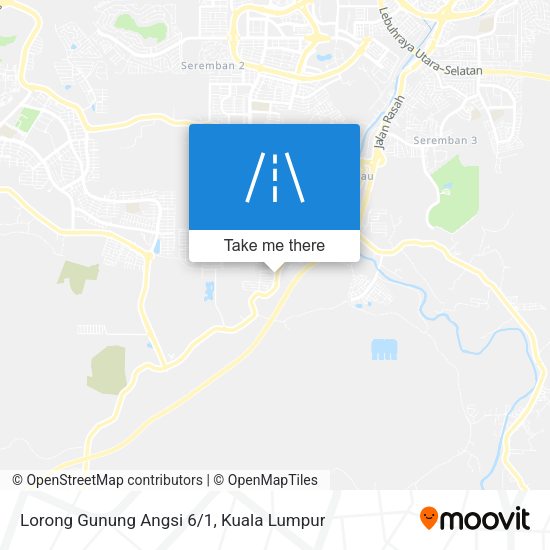 Lorong Gunung Angsi 6/1 map