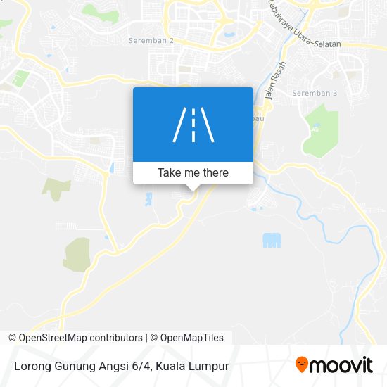 Lorong Gunung Angsi 6/4 map