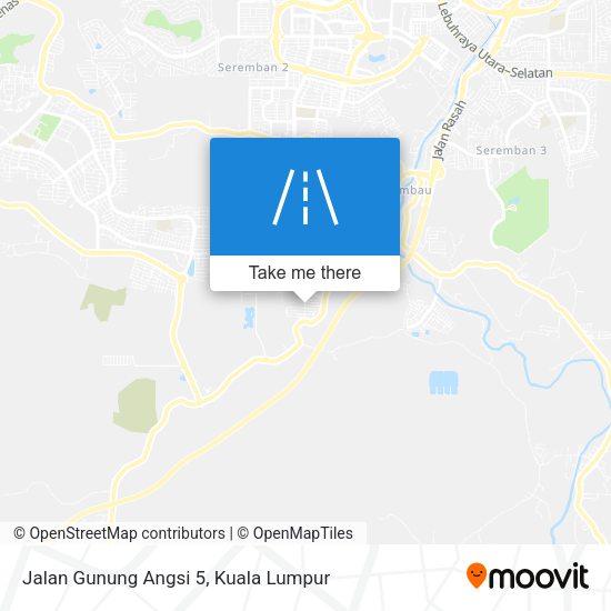 Peta Jalan Gunung Angsi 5