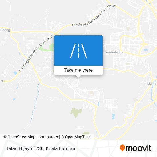 Jalan Hijayu 1/36 map