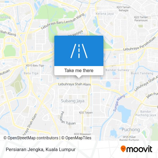 Persiaran Jengka map