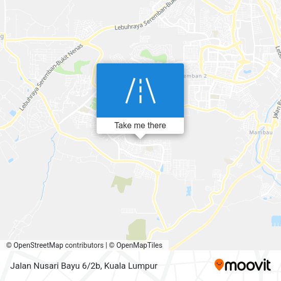Jalan Nusari Bayu 6/2b map